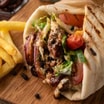 Pulled lamb Wrap