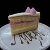 Rhubarb and Custard Cake